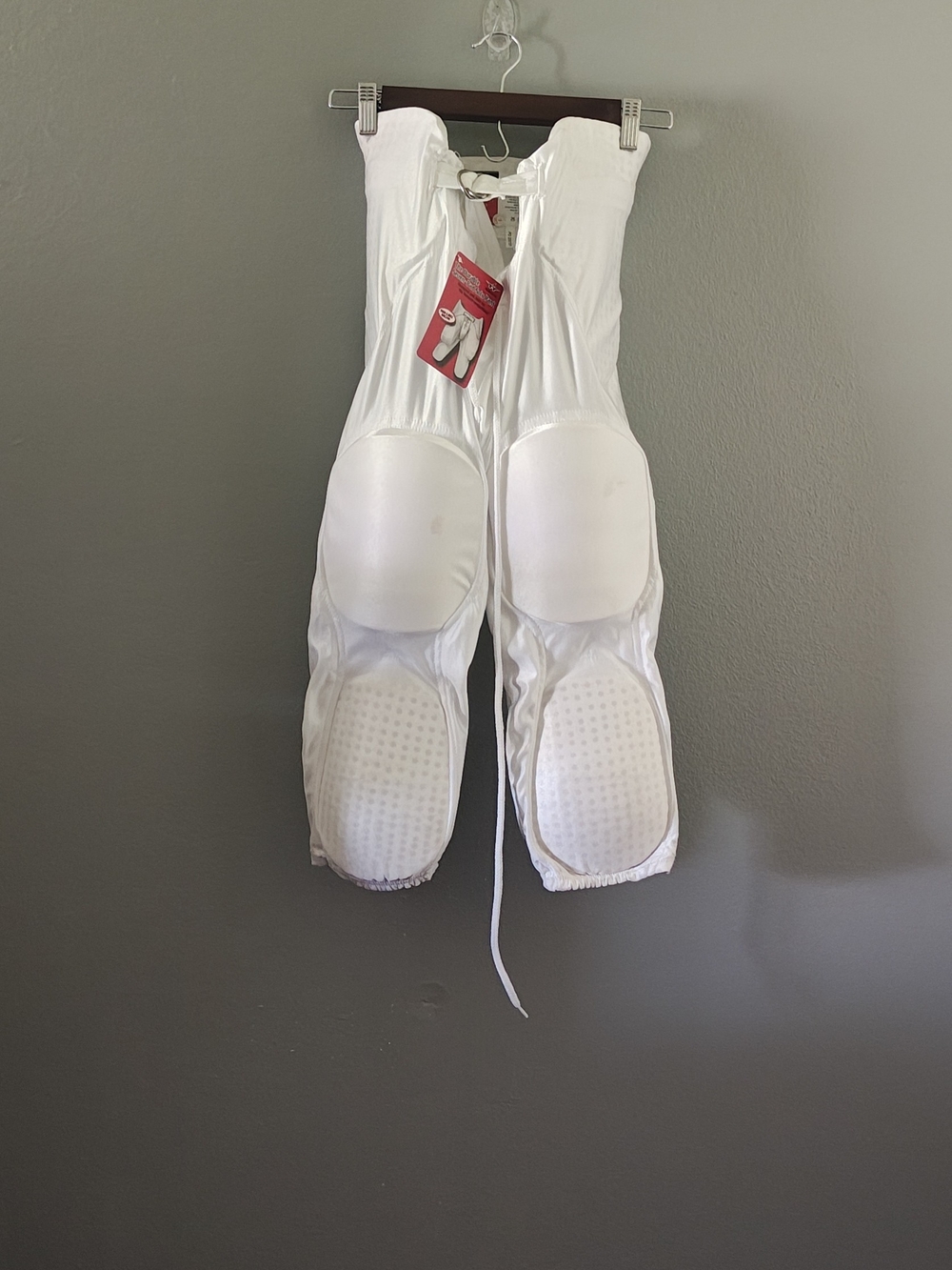 White Padded Adult Football Pants